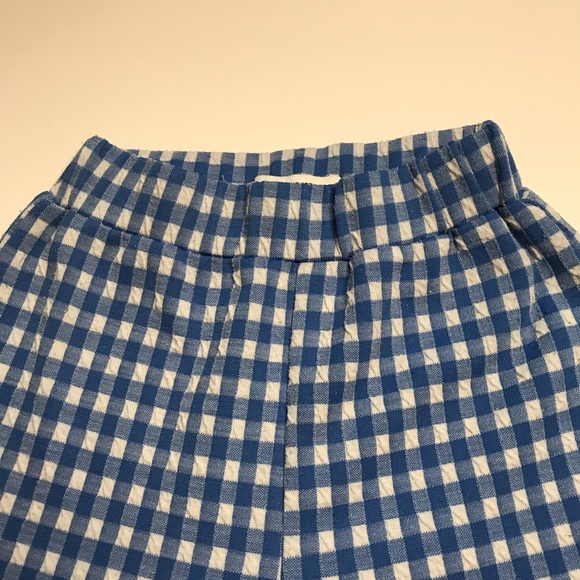 Urban Outfitters blue gingham flared pants - Picture 3 of 4